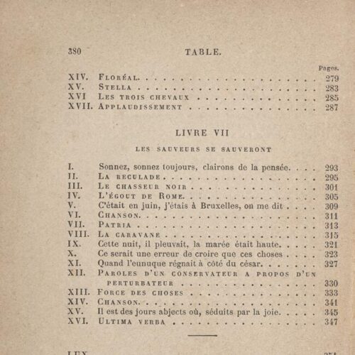 18.5 x 12 cm; 4 s.p. + 380 p. + 1 insert, price of the book “2 francs” on its spine. L. 1 half-title page with informatio